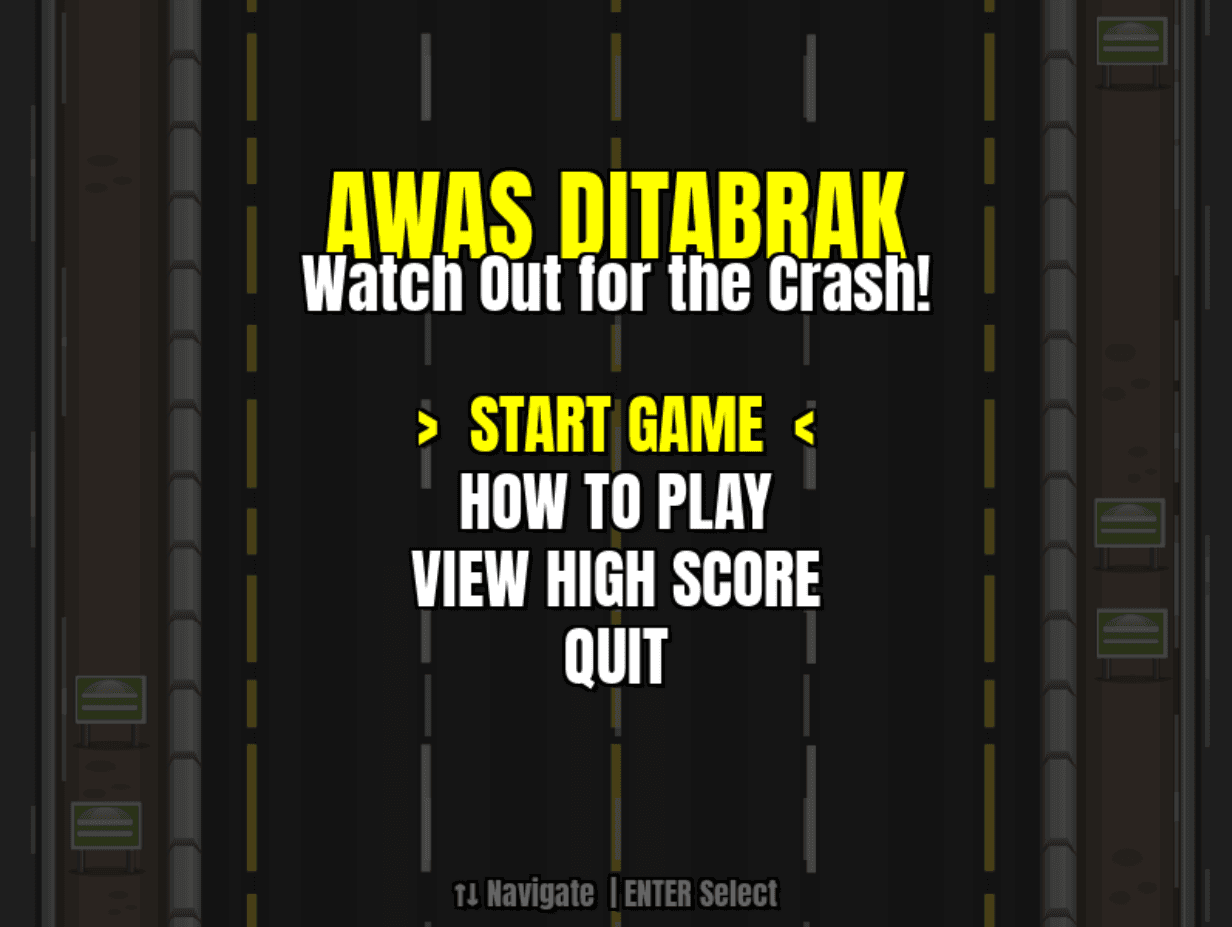 Awas Ditabrak